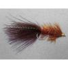 Perfect Hatch Streamer BH Wooly Bugger Fly, Size 6, Brown