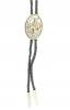 Double S Bucking Horse Oval Bolo