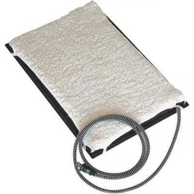 Farm Innovators Small Plastic 60 Watt Heated Pet Mat with Fleece Cover and