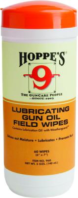 Hoppe's No. 9 Large Lubricating Gun Oil Field Wipes
