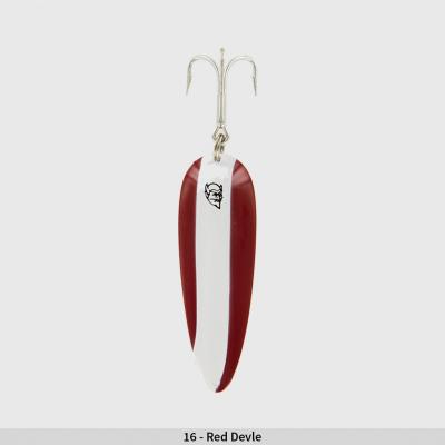 Eppinger 209 Dardevle Imp Spoon, 2 1/4", 2/5 oz, Red/White Stripe, Copper