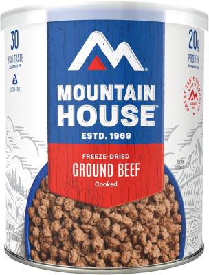 Mountain House 22 Serving Ground Beef Freeze Dried Food #10 Can