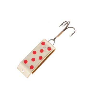Jake's SP 14 GOLD 20204 Spin-A-Lure Spoon, 1 3/8", 1/4 oz, Sz 6 Hook, Gold