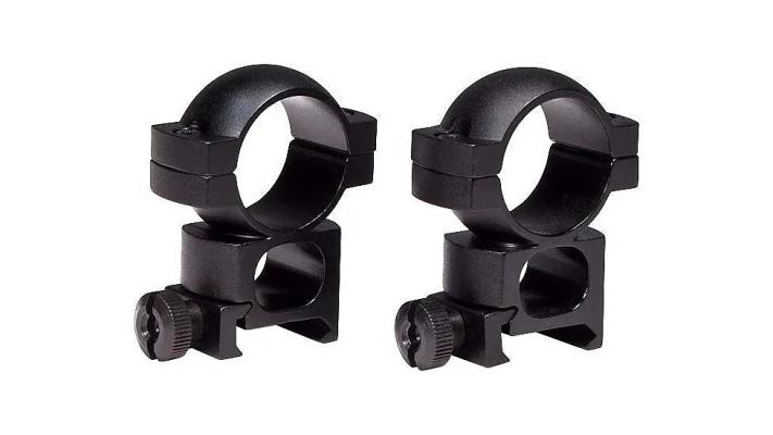 Vortex 1-inch Rifle Scope Rings, High, Picatinny/Weaver, Set of 2, Black,
