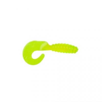 Yum 2" Grub Fishing Lure Swimbait Chartreuse Pack of 18, YG250 YG250