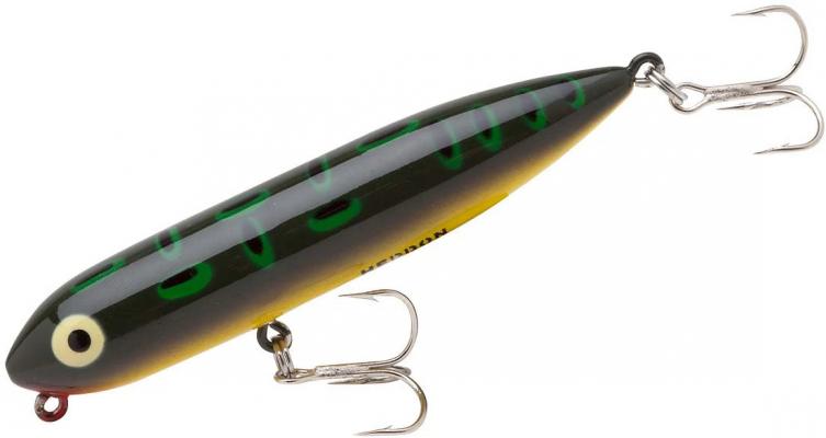 Heddon X9225BF Zara Puppy Topwater Bait, 3", 1/4 oz, Bull Frog, Floating