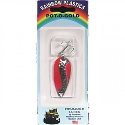 Rainbow R414-HNFO Pot-O-Gold Spoon, 1 3/4", 1/4 oz, Hammered Nickel/Flame