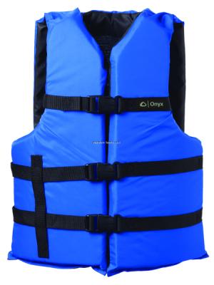 Onyx 103000-500-005-12 General Purpose Life Vest Adult PFD, Blue, Oversized