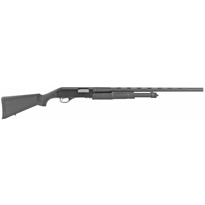 Stevens 19489 320 Pump Shotgun 12 GA, RH, 28 in, Black, Syn, 5+1 Rnd, Fixed,