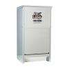 PET LODGE CH25 Pet Feeder, 25 lb Volume, Galvanized Steel