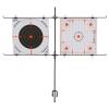 EZ Aim Double Target Stand, 12"L x 12"W, 1.7 lb, Multi-Color
