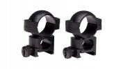 Vortex 1-inch Rifle Scope Rings, High, Picatinny/Weaver, Set of 2, Black,