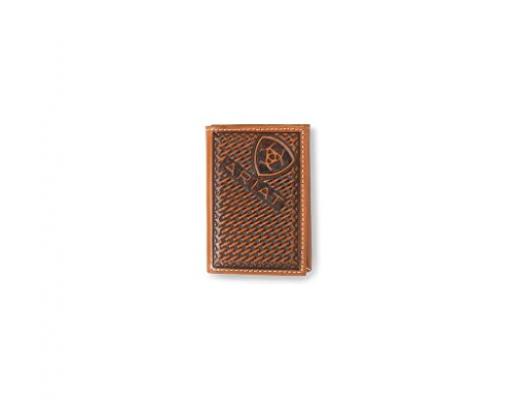 ARIAT Trifold Sunburst Basketweave - Accessories Wallet