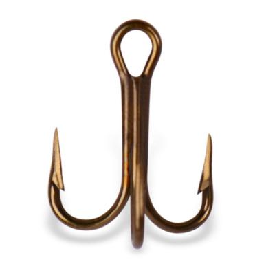 Mustad Treble Hook OShaughnessy-Bronze 5 Ct