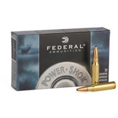 Federal Premium POWER-SHOK 8mm 170 Grain Jacketed Soft Point Centerfire