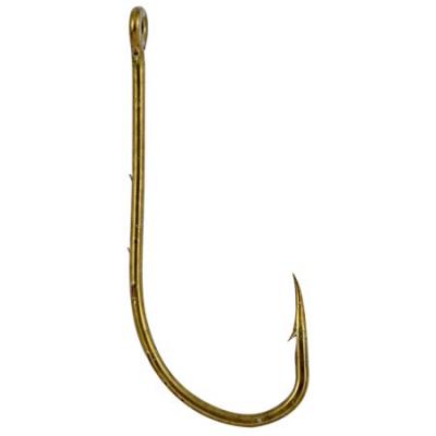 Danielson HXBBR-1/0 Baitholder Hook Bronze Single Bag Size 1/0 - 7pcs