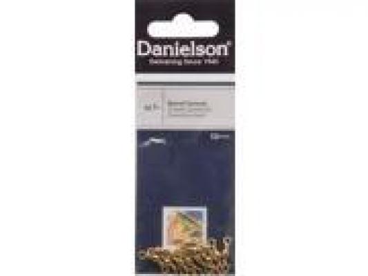 Danielson 1600GR-10 Barrel Swivel Gross Brass Size 10 12pk