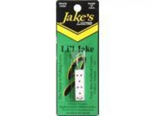 24955003 Lil Jake Lure - White & Red Dots