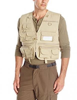 Crystal River C/R Fly Fishing Vest  Tan  Medium