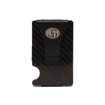 3 D Belt Company Men's Metal Money Clip and Card Holder - Black One