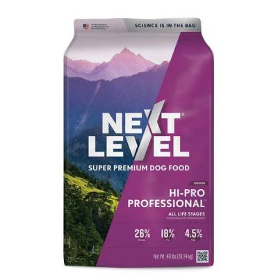 Next Level 40 Lb Hi-Pro Professional Dog Food