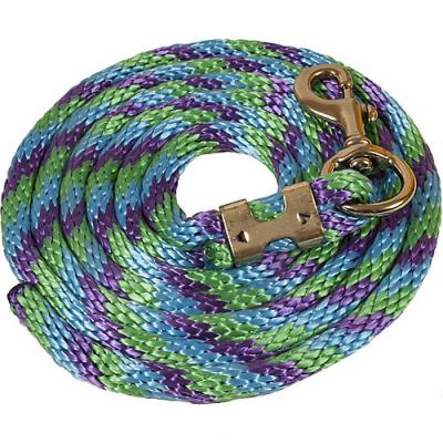 Mustang Poly Lead Rope with 1" Brass Plated Bolt Snap