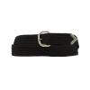 Nocona Belt Co Men's Big & Tall Nylon Cord Woven Belt - Solid Black