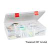 VCI Compartment Box,Clear,Polypropylene
