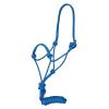 Mustang Traditional Poly Rope Halter Blue