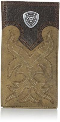 ARIAT Mens Rodeo Wallet with  Shield