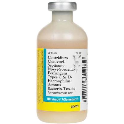 Zoetis - Large Animal Ultrabac 7/somubac 10ds/50ml 10000380
