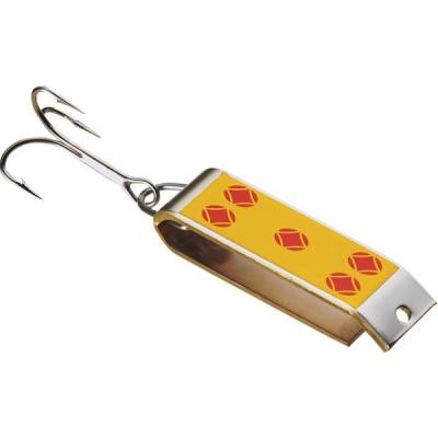 80032928 Lil Jake Lure - Yellow 5 Dot & Silver Back