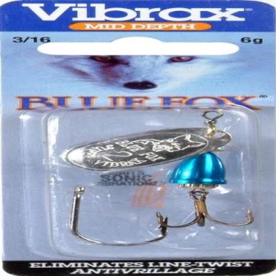27663405 Classic Vibrax Spinner - 0.18 Oz - Silver & Chrome Blue